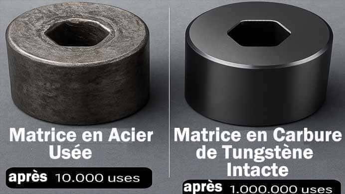 Comment les matrices en carbure améliorent-elles la productivité en formage à froid et à chaud?