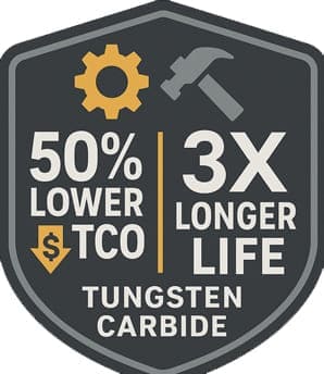 Total Cost of Ownership: How Tungsten Carbide Reduces Downtime & Replacement Costs