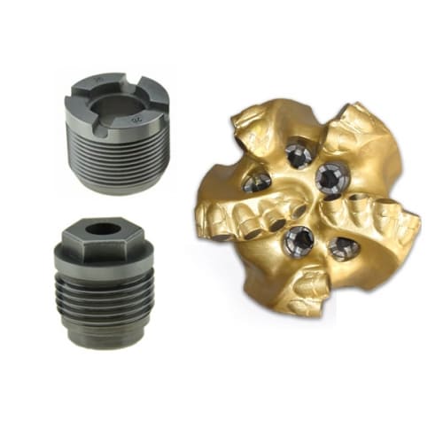 thread Nozzle cross slot for oil