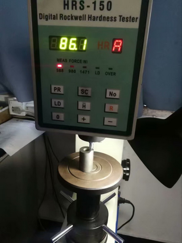 Quality control-hardness testing 