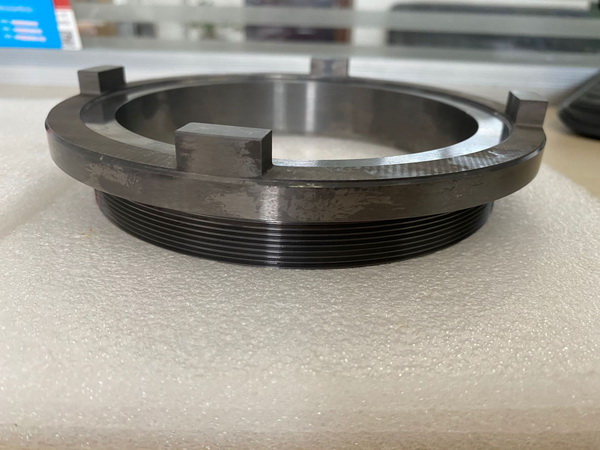 carbide seat with threads 5.750-16UN, OD167.88 x ID134.9 x 37.06mm, YG8 with 8% cobalt. Fully grinding.-1 